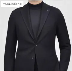 【美品】TAGLIATORE（タリアトーレ）ウールナイロンジャージジャケット46のサムネイル