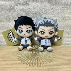 ハイキュー！！Chibiぬいおすわりマスコット 木兎光太郎 赤葦京治 セット