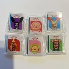こびとづかんマーケット ミニゲーム限定アクリルバッジ コンプリートセット