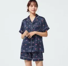 GU サテン パジャマセット