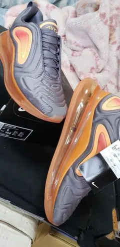 新品 黒タグ元箱付 NIKE ナイキ AIRMAX エアマックス 720 柑橘