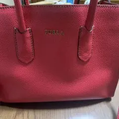 ✨希少 現行ロゴ 未使用級✨ フルラ 2way エラ オレンジ レザー - メルカリ