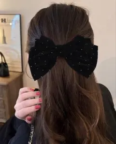 リボン バレッタ