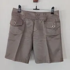 ブラウンショートパンツ　COMME CA MODELS