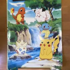 【未使用】ポケモン バンプレキャラポスター 当時物 6枚セット 非売品