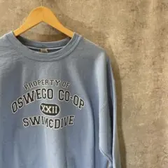 アメリカ古着ギルダン OSWEGO CO-OP SWIM&DIVE スウェットL