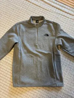 THE NORTH FACE グレー フリース L ハーフジップレディースサイズ