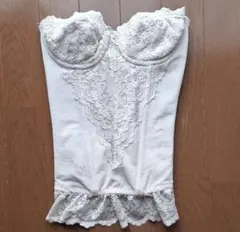 ブライダルインナー　コルセット B75 レース装飾