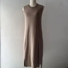 スタイルデリ　ニット　ノースリーブワンピース　ロングワンピース　F