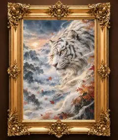 【特選開運画】白虎　迷い断ち｜勝機獲得｜突破力【勝負運】