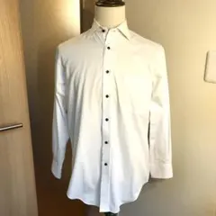 メンズ【美品 christian orani】レギュラーカラー シャツ 白赤 M