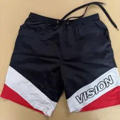 VISION STREET WEAR ショートパンツ L 黒/赤/白のサムネイル