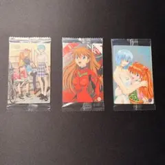 エヴァンゲリオン　ウエハース　アスカ　綾波レイ