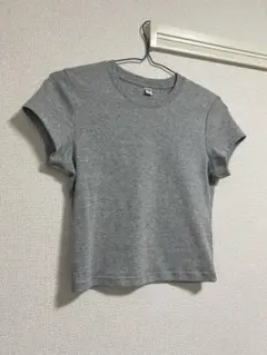 【UNIQLO】ミニT グレー S