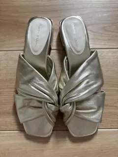 新品未使用◆Odette e Odile◆サンダル◆ゴールド◆25cmのサムネイル