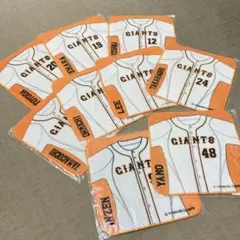 【未使用】読売ジャイアンツ レジェンド ハンドタオル9枚セットB