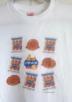 希少 フジパン ネオバタくん Tシャツ 名古屋限定 ユニクロ ネオバターロールのサムネイル