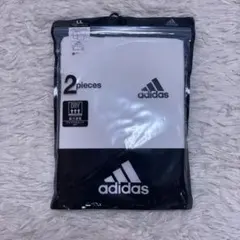 adidas アディダス ワイドシルエット Vネック 2枚入りパックTシャツ白