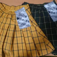 Lovetoxic チェック柄 プリーツスカート