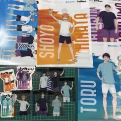 ファミマ×ハイキューコラボ　クリアファイル・ステッカー・クリアカード