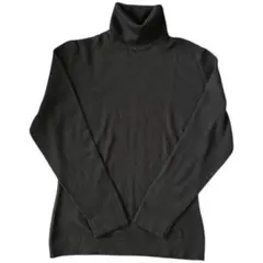 美品★NEW PARK タートルネックニット ブラック フランスブランド ウール