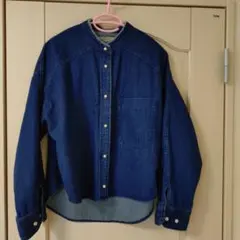 BLANC basque ブランバスク　ブルー デニムジャケットサイズ38