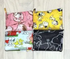 新品　スヌーピー　SNOOPY 折りたたみ　大容量エコバッグ　3個セット