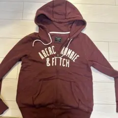 Abercrombie & Fitch ジップアップパーカー ボルドー Lのサムネイル