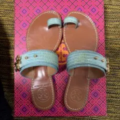 Tory Burch トングサンダル ライトブルーのサムネイル