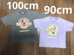 Disney ミッキー ミニー Tシャツ 2枚セット 兄妹リンクコーデのサムネイル