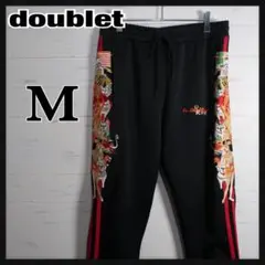 doublet ダブレット 18AW カオス刺繍 トラックパンツ　ジャージ M