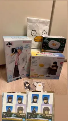 銀魂一番くじ　A賞、ラストワン賞　下位賞セット　坂田銀八　桂