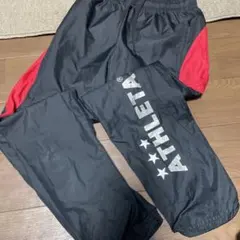 ATHLETA ピステパンツ 黒/赤 サイズ140