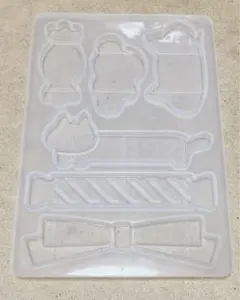 レジンの型ヘアバレッタやヘアクリップの型