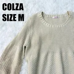 COLZA ニット セーター ベージュ レディース M長袖 トップス 【13】