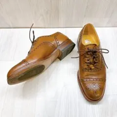 バーバリー BURBERRY ウィングチップ ドレスシューズ ブラウン 24cmのサムネイル