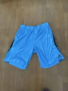 adidas climalite ショートパンツ Jサイズ ライトブルー