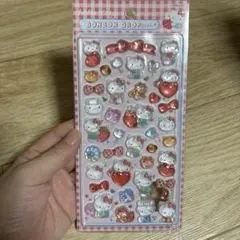 キティ ぷくぷくシール　ボンボンドロップシール　サンリオ　3d
