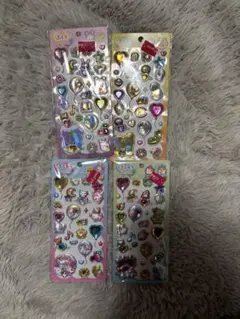 ぷくキラシール　4枚セット
