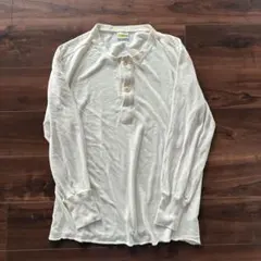 PHATEE ヘンプ Tシャツ ヘンリーネック 長袖 生成 ファッティー 乱痴気のサムネイル