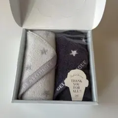 GELATO PIQUE タオルハンカチ　 星柄　ギフトボックス入り