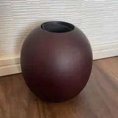 【新品未使用】 コンランショップ ローズウッド フラワーベースのサムネイル