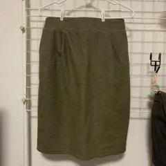レトロガール　スカート　グリーン　M
