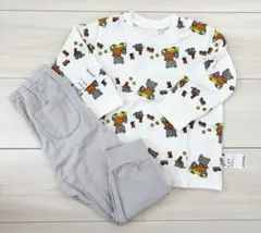 ユニクロ　絵本コレクション パジャマ/こぐまちゃんのうんてんしゅ　90 長袖