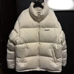 NERDY ホワイト ダウンジャケット