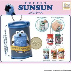 PUPPET SUNSUN コインケース ブルー