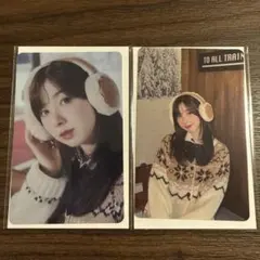 NiziU ミイヒ ハピドロ F賞 トレカ フォトカード AB セット ③