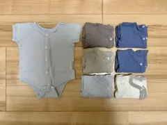ベビーロンパース肌着 メッシュ肌着 まとめ売り セット 80cm