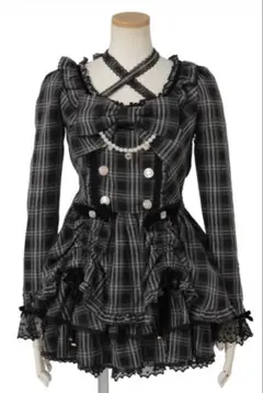 【新品タグ付】リズリサ　LIZLISA ダブルドロストセットアップ ブラック