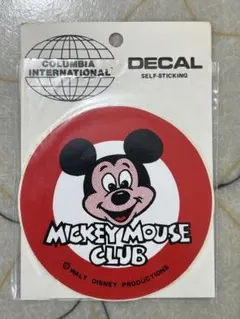 【入手困難】1970s ディズニー ミッキー マウス クラブ ステッカー